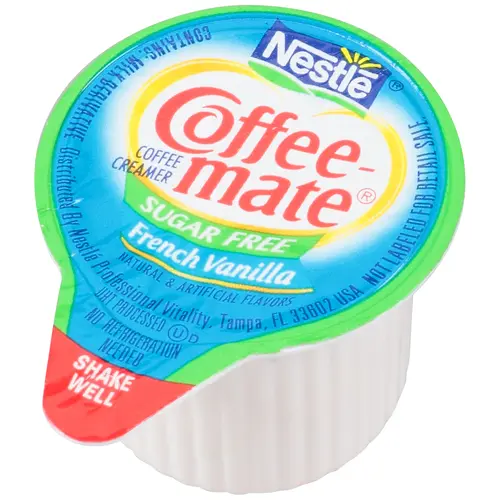 Coffee Mate Sugar-Free French Vanilla Liquid Coffee Creamer Singles, 0.375 fl oz, 50 Ct thumbnail 4