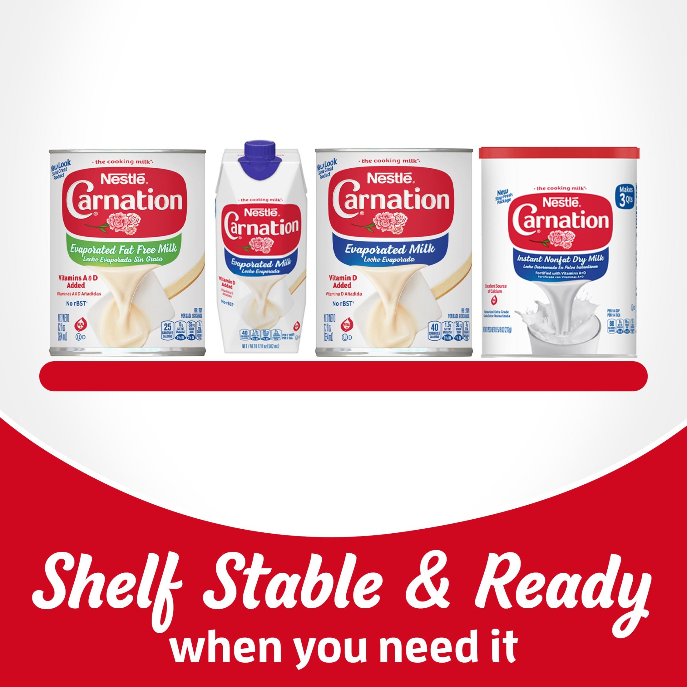 Nestle Carnation Instant Non fat Dry Milk, 9.625 oz, 12 Servings thumbnail 4