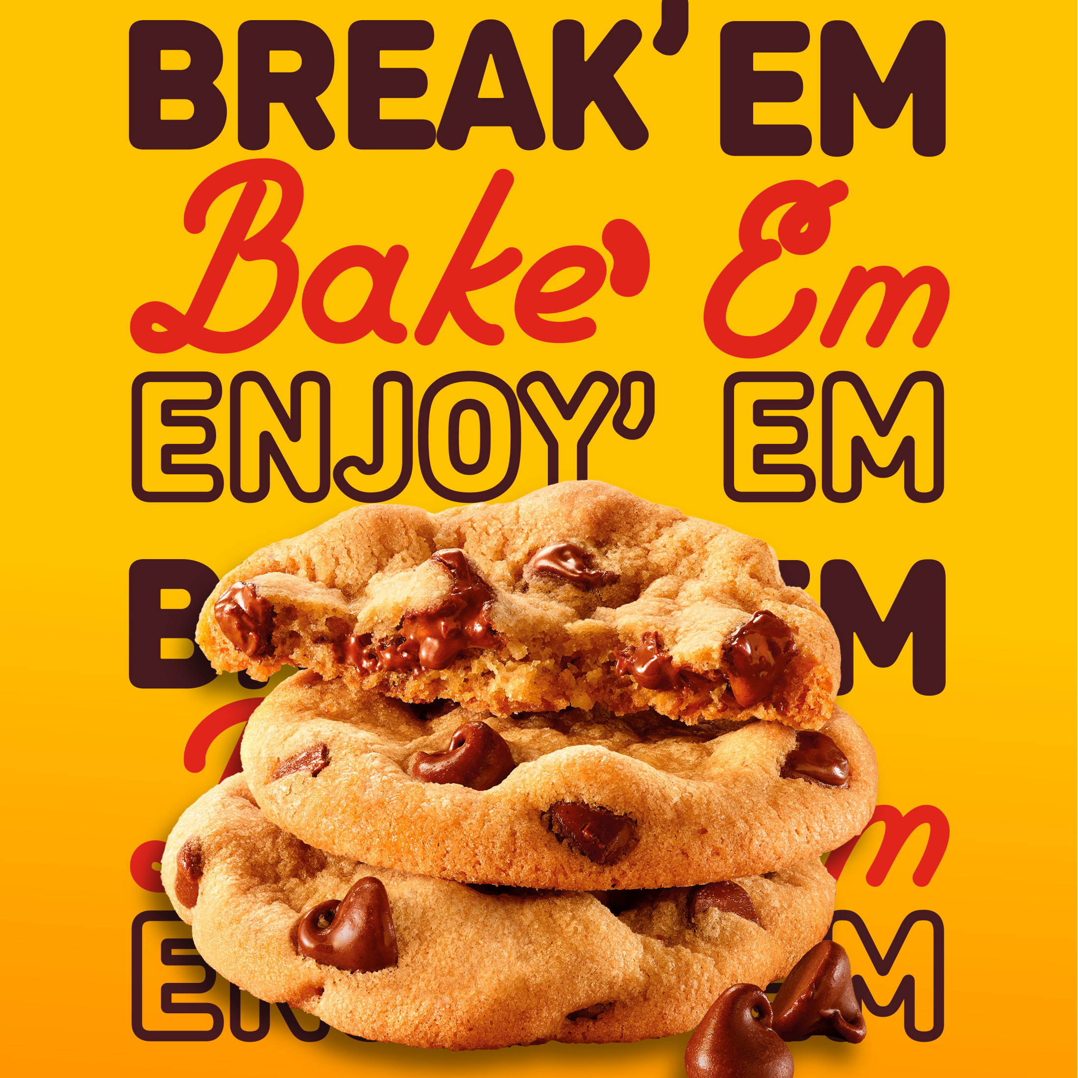 Nestle Toll House Chocolate Chip Cookie Dough, Makes 36 Cookies, 36 oz thumbnail 3