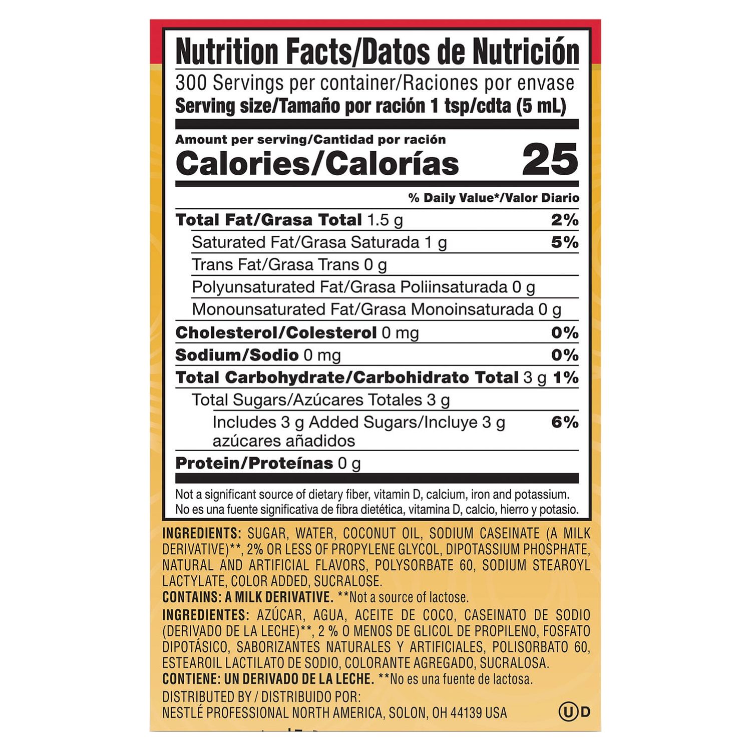 Coffee-Mate Hazelnut Liquid Creamer Pump Bottle, 1.5L thumbnail 4