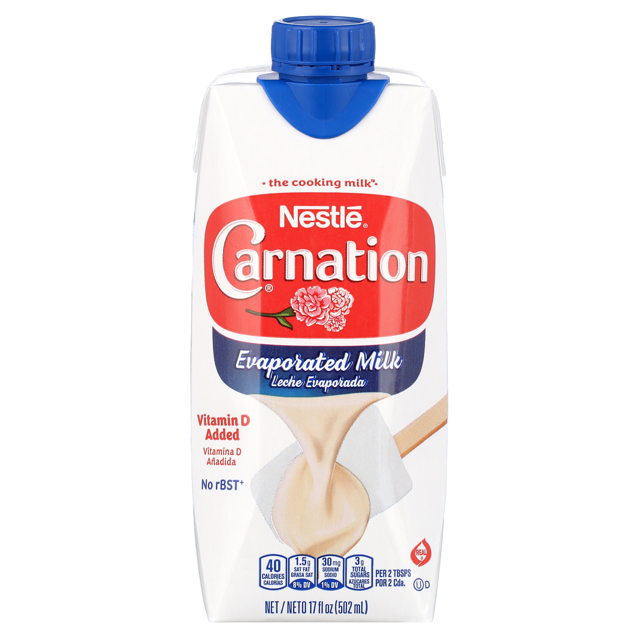 Nestle Carnation Vitamin D Added Evaporated Milk for Easter Baking, 17 fl Oz Carton