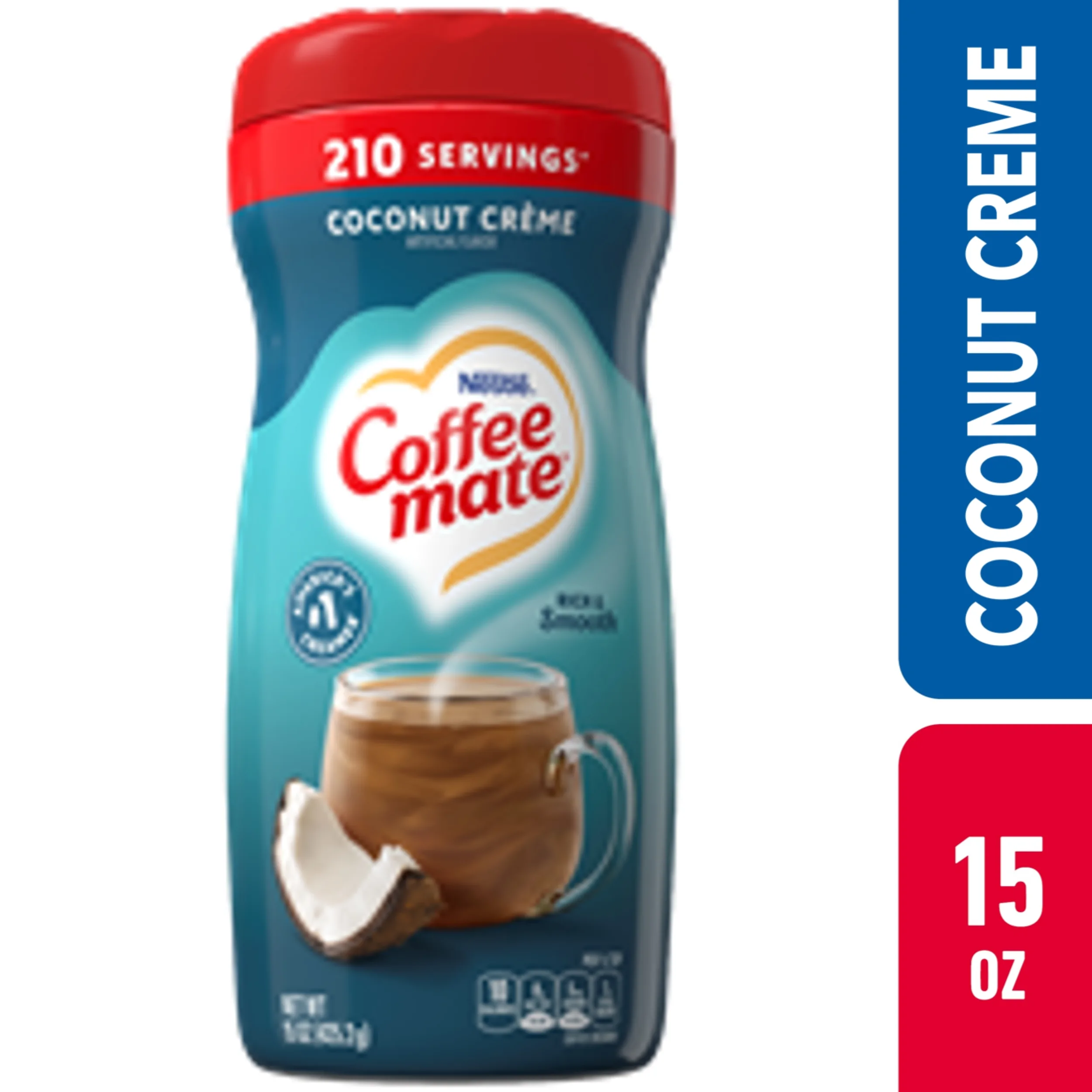 Nestle Coffee Mate Coconut Creme Powdered Coffee Creamer 15 oz. Canister