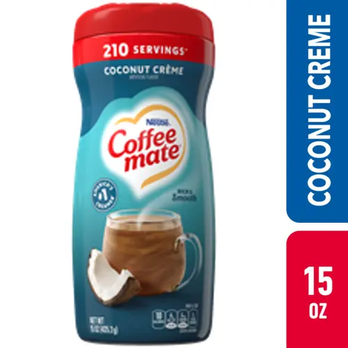 Nestle Coffee Mate Coconut Creme Powdered Coffee Creamer 15 oz. Canister