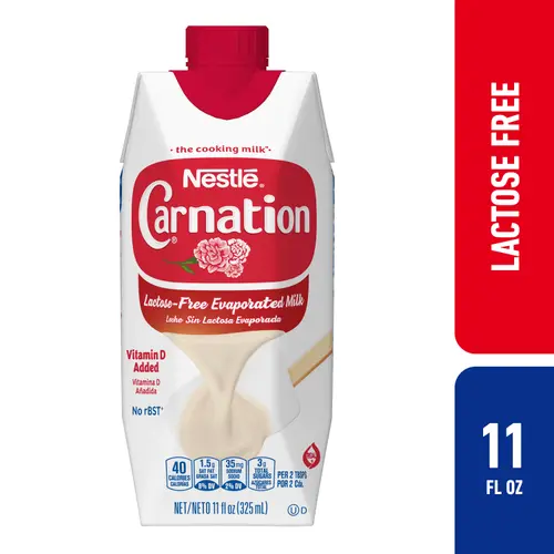 Nestle Carnation Lactose-Free Evaporated Milk for Easter Baking, 11 fl oz  Carton