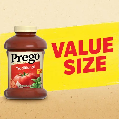 Prego Traditional Pasta Sauce, 67 oz Jar thumbnail 2