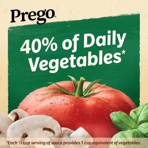 Prego Mushroom Pasta Sauce, 24 oz Jar thumbnail 2