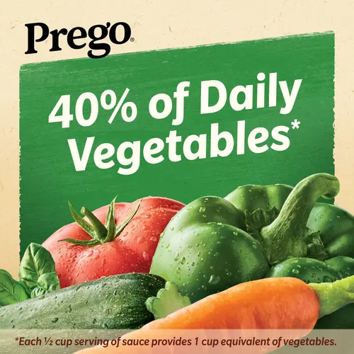 Prego Chunky Garden Combo Spaghetti Sauce, 23.75 oz Jar thumbnail 2