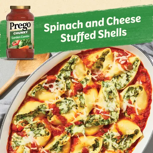 Prego Chunky Garden Combo Spaghetti Sauce, 23.75 oz Jar thumbnail 4
