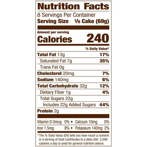 Pepperidge Farm Frozen Chocolate Fudge Layer Cake, 19.6 oz. Box thumbnail 2