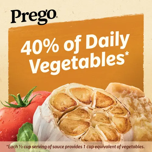 Prego Pasta Sauce, Italian Tomato Sauce with Roasted Garlic & Parmesan Cheese, 24 oz Jar thumbnail 2