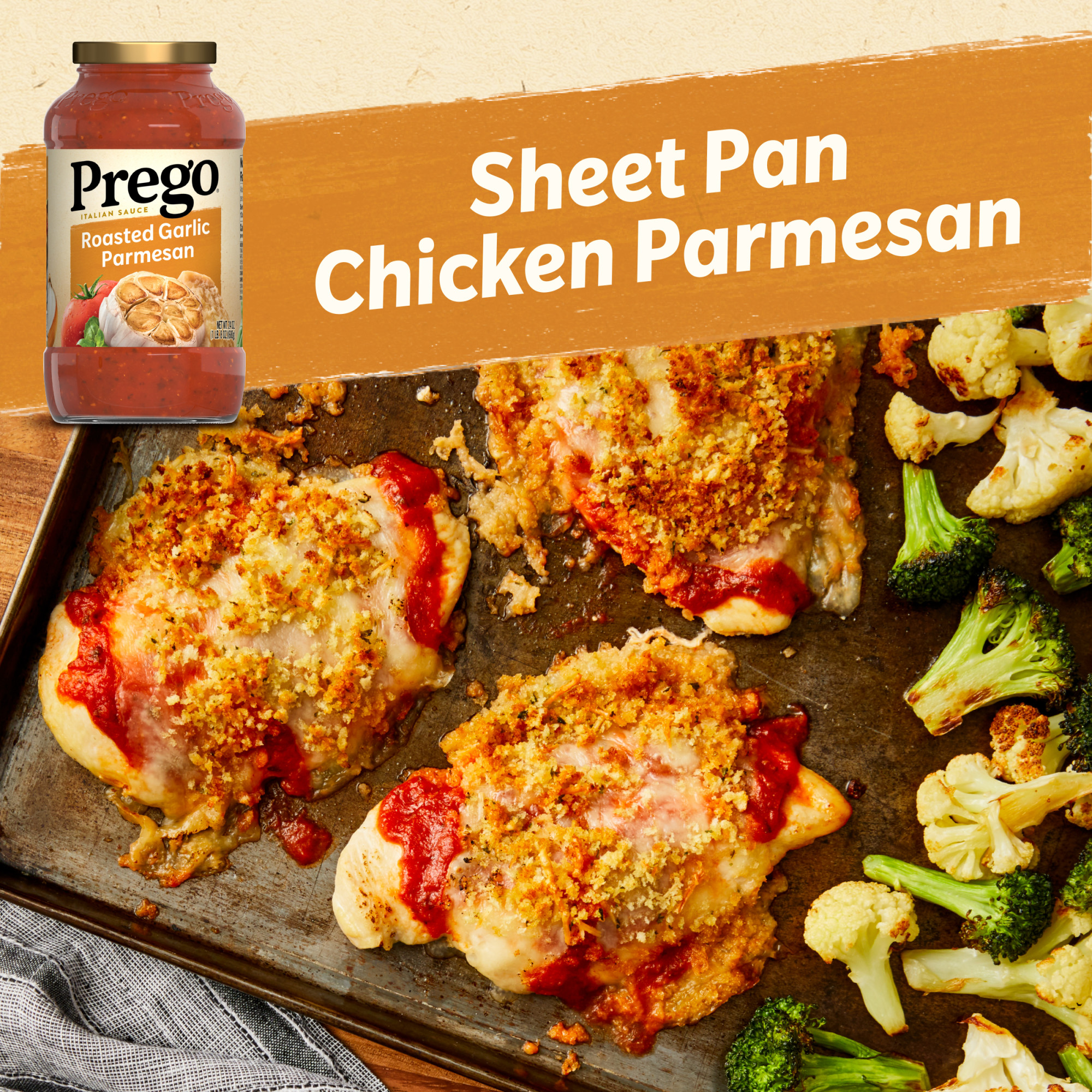 Prego Pasta Sauce, Italian Tomato Sauce with Roasted Garlic & Parmesan Cheese, 24 oz Jar thumbnail 4