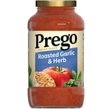 Prego Italian Tomato Pasta Sauce with Roasted Garlic & Herbs, 24 oz Jar