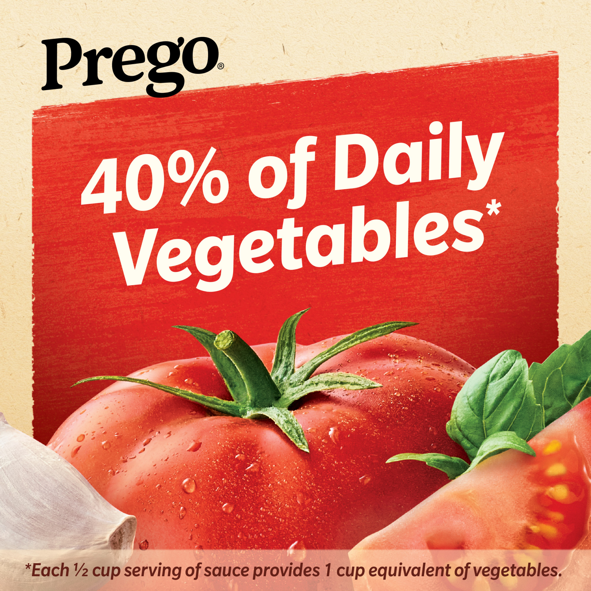 Prego Traditional Lower Sodium Pasta Sauce, 23.5 oz Jar thumbnail 2