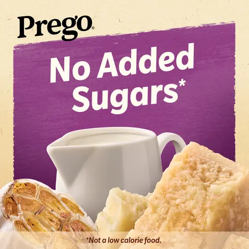 Prego Alfredo Sauce with Roasted Garlic and Parmesan Cheese, 22 oz Jar thumbnail 2