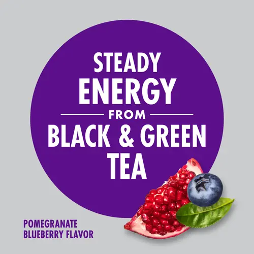 V8 +Energy Pomegranate Blueberry Juice Energy Drink, 8 fl oz Can, 12 Count thumbnail 2