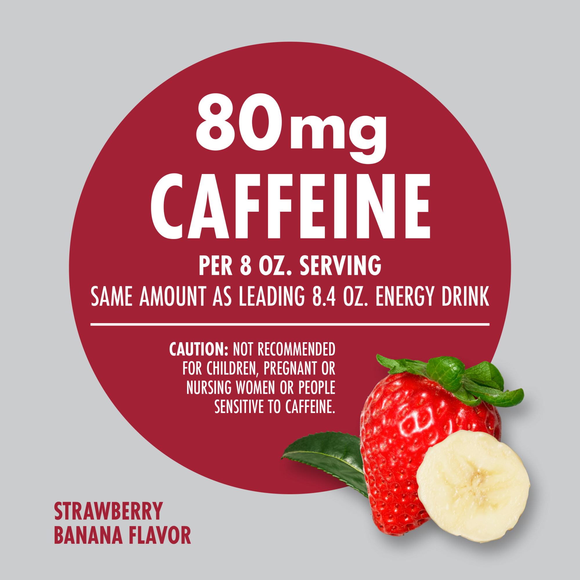 V8 +Energy Strawberry Banana Juice Energy Drink, 8 fl oz Can, 6 Count thumbnail 3