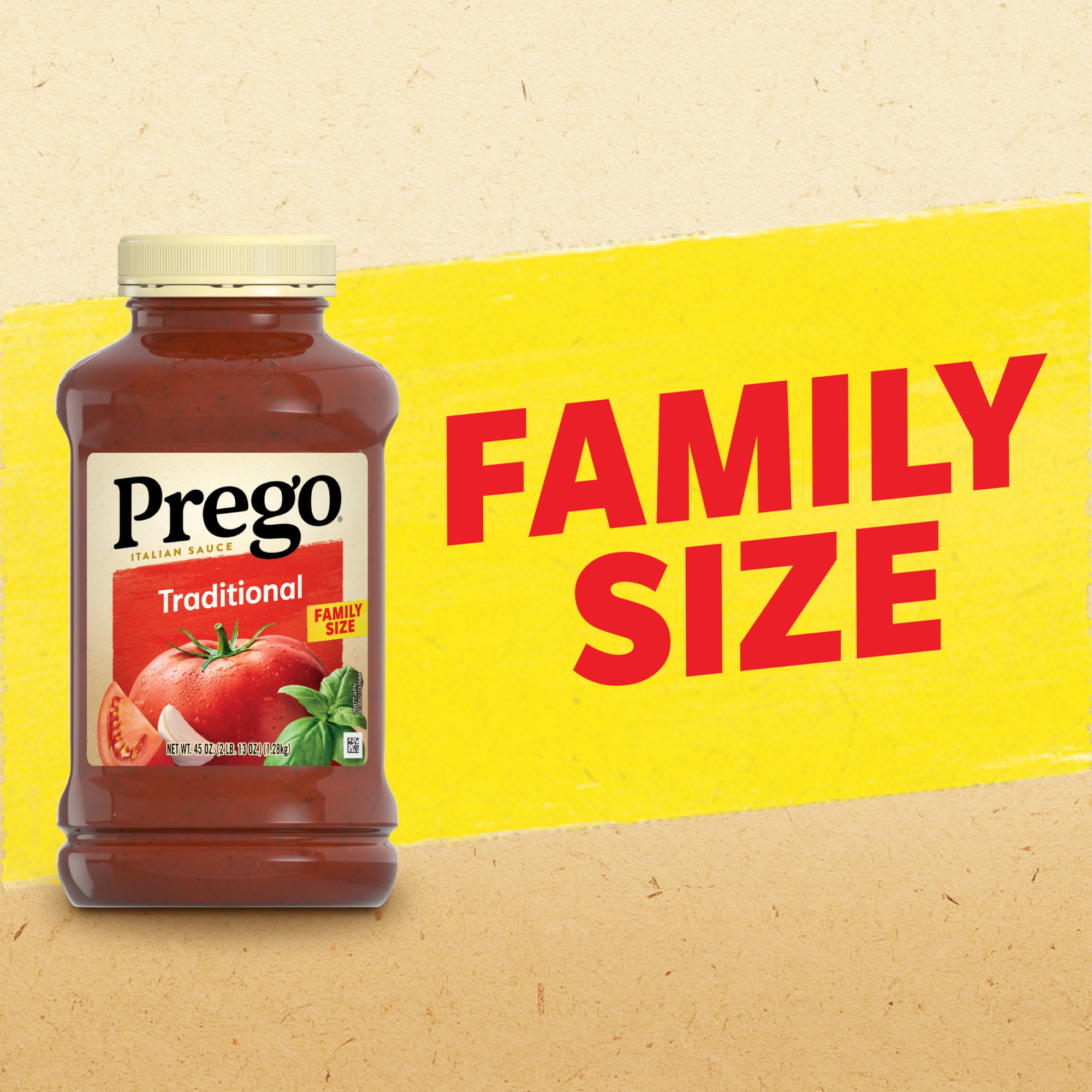 Prego Traditional Pasta Sauce, 45 oz Jar thumbnail 2