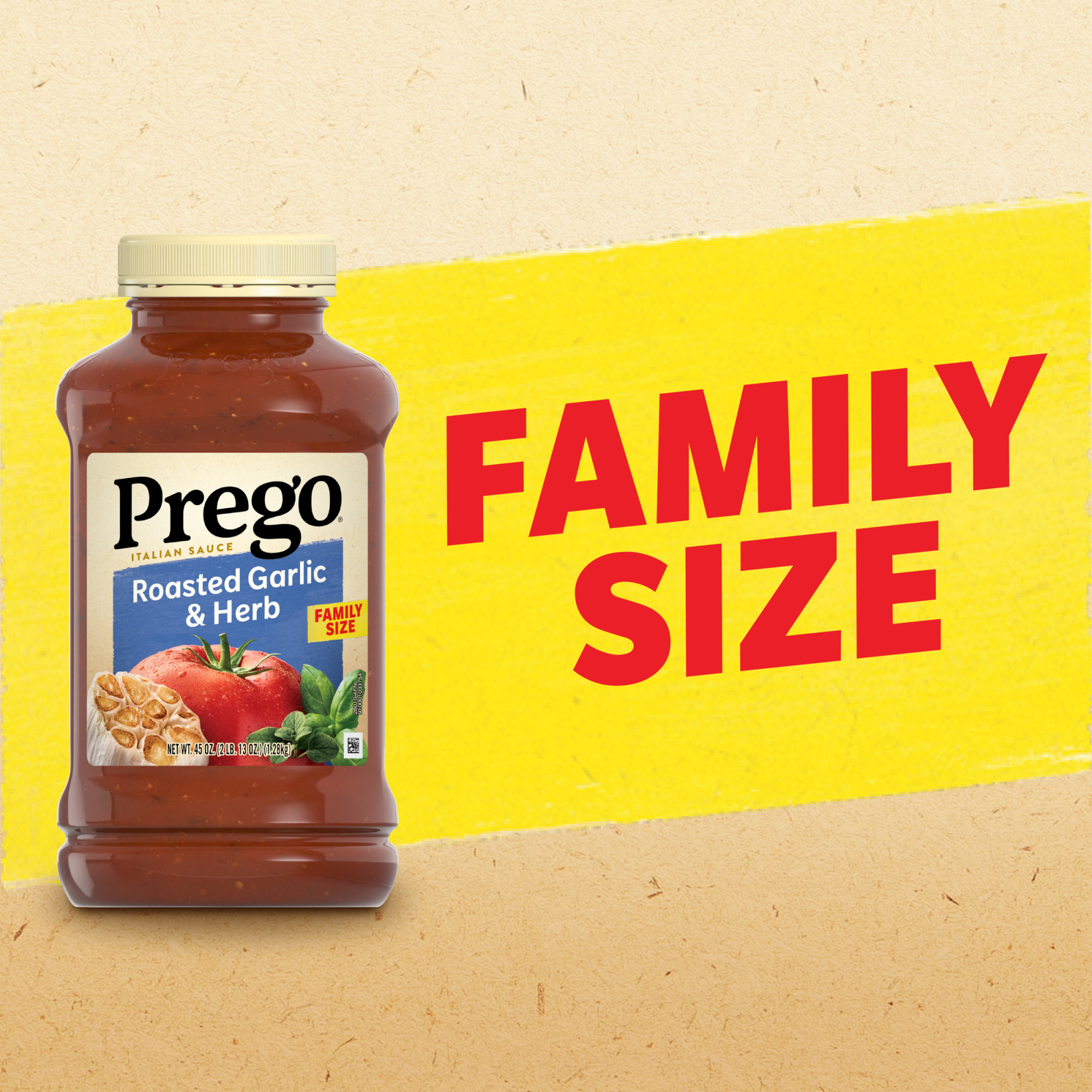 Prego Roasted Garlic and Herb Pasta Sauce, 45 oz Jar thumbnail 2