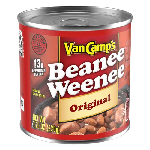 Van Camp's Original Beanee Weenee, Canned Food, 7.75 oz. thumbnail 2