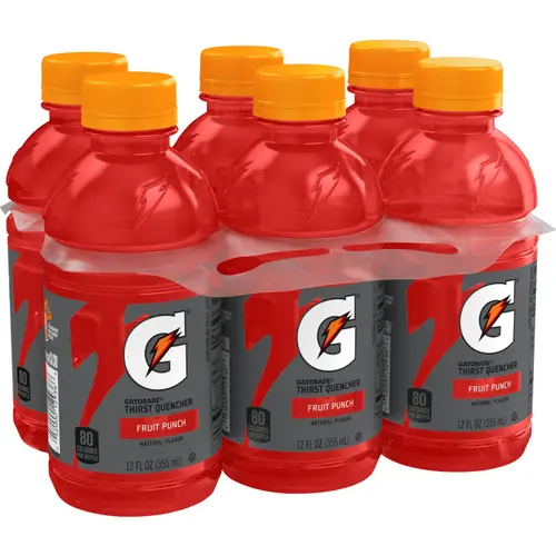 Gatorade Thirst Quencher Fruit Punch Sports Drink, 12 fl oz, 6 Count thumbnail 2