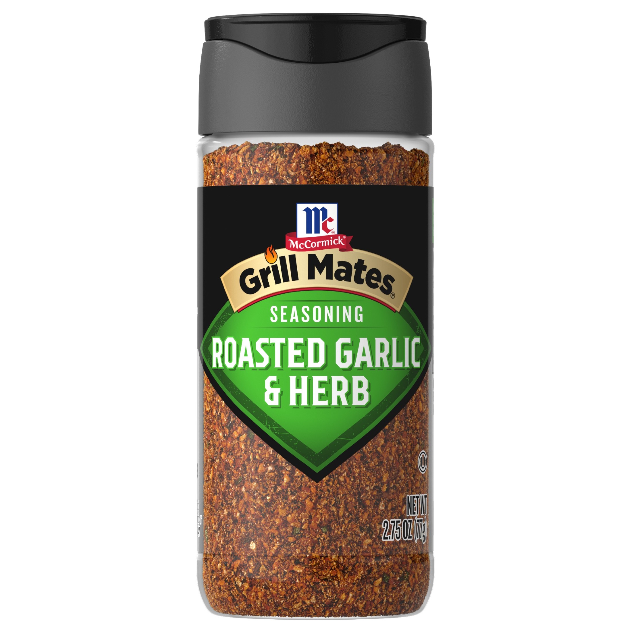 McCormick Grill Mates Gluten Free Roasted Garlic & Herb Seasoning, 2.75 oz Bottle