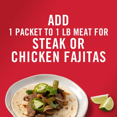 McCormick Fajita Seasoning Mix, 1.12 oz Envelope thumbnail 4