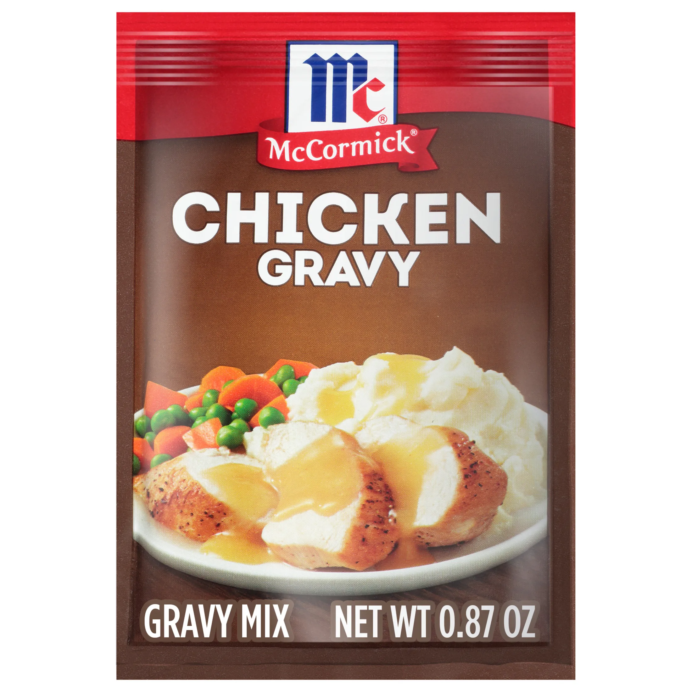McCormick No Artificial Flavors Chicken Gravy Mix, 0.87 oz Envelope