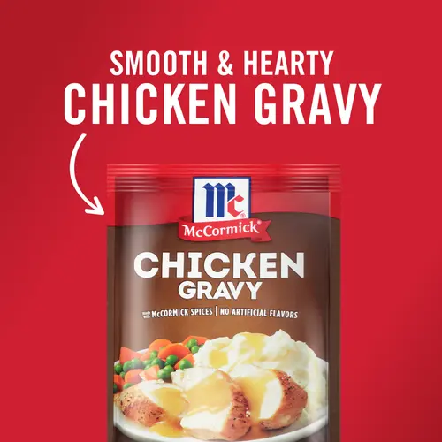 McCormick No Artificial Flavors Chicken Gravy Mix, 0.87 oz Envelope thumbnail 2