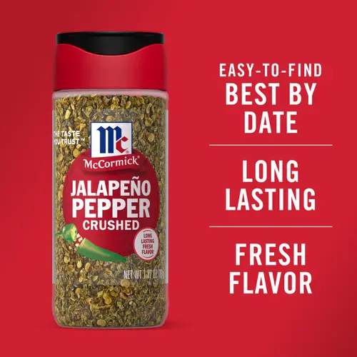 McCormick Crushed Jalapeno Pepper, 1.37 oz Bottle thumbnail 2