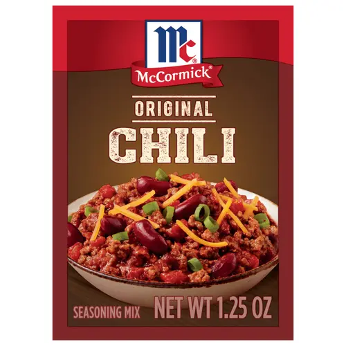 McCormick Chili Seasoning Mix, 1.250 oz Envelope