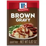 McCormick No Artificial Flavors Brown Gravy Mix, 0.87 oz Envelope