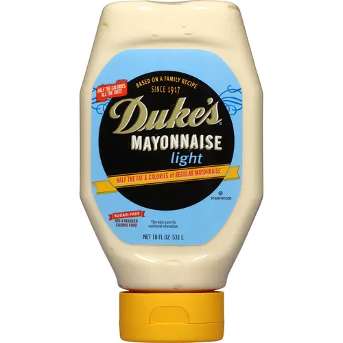 Dukes Mayonnaise Light- 18oz Squeeze thumbnail 2