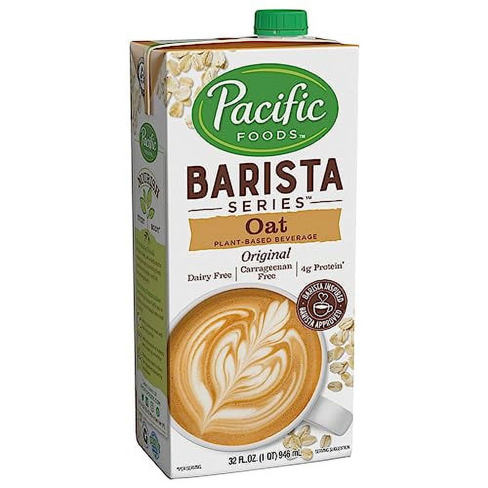 Pacific Foods Barista Series Original Oat Milk, Plant Based Milk, 32 oz Carton