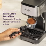 Mr. CoffeeÂ® 4-Shot Steam Espresso Machine, Cappuccino Maker, and Latte Maker with Glass Carafe thumbnail 3
