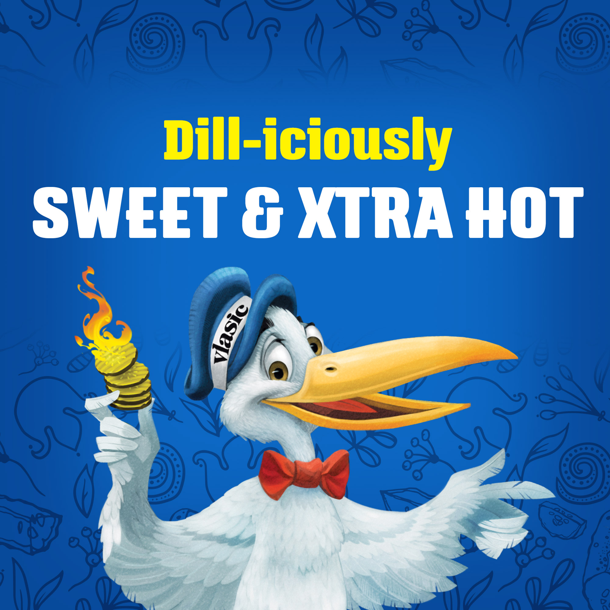 Vlasic Sweet Heat Pickle Chips, Medium Spice, 24 fl oz Jar thumbnail 2