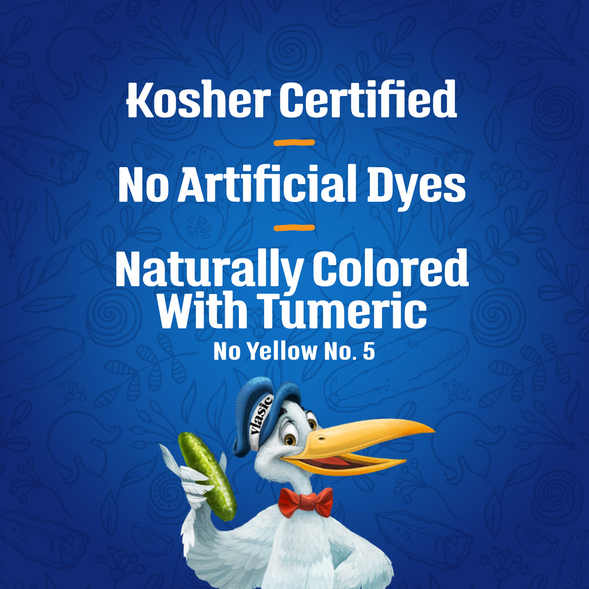 Vlasic Wholes Original Dill Pickles, Kosher Dill Pickles, 46 fl oz Jar thumbnail 4