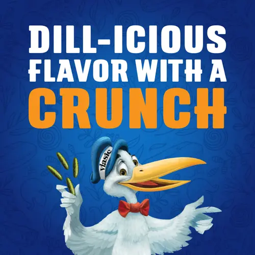 Vlasic Snack'mms Mini Kosher Dill Pickles, 16 fl oz Jar thumbnail 2