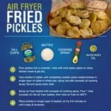 Vlasic Ovals Hamburger Pickle Chips, Dill Pickles, 32 fl oz Jar thumbnail 4