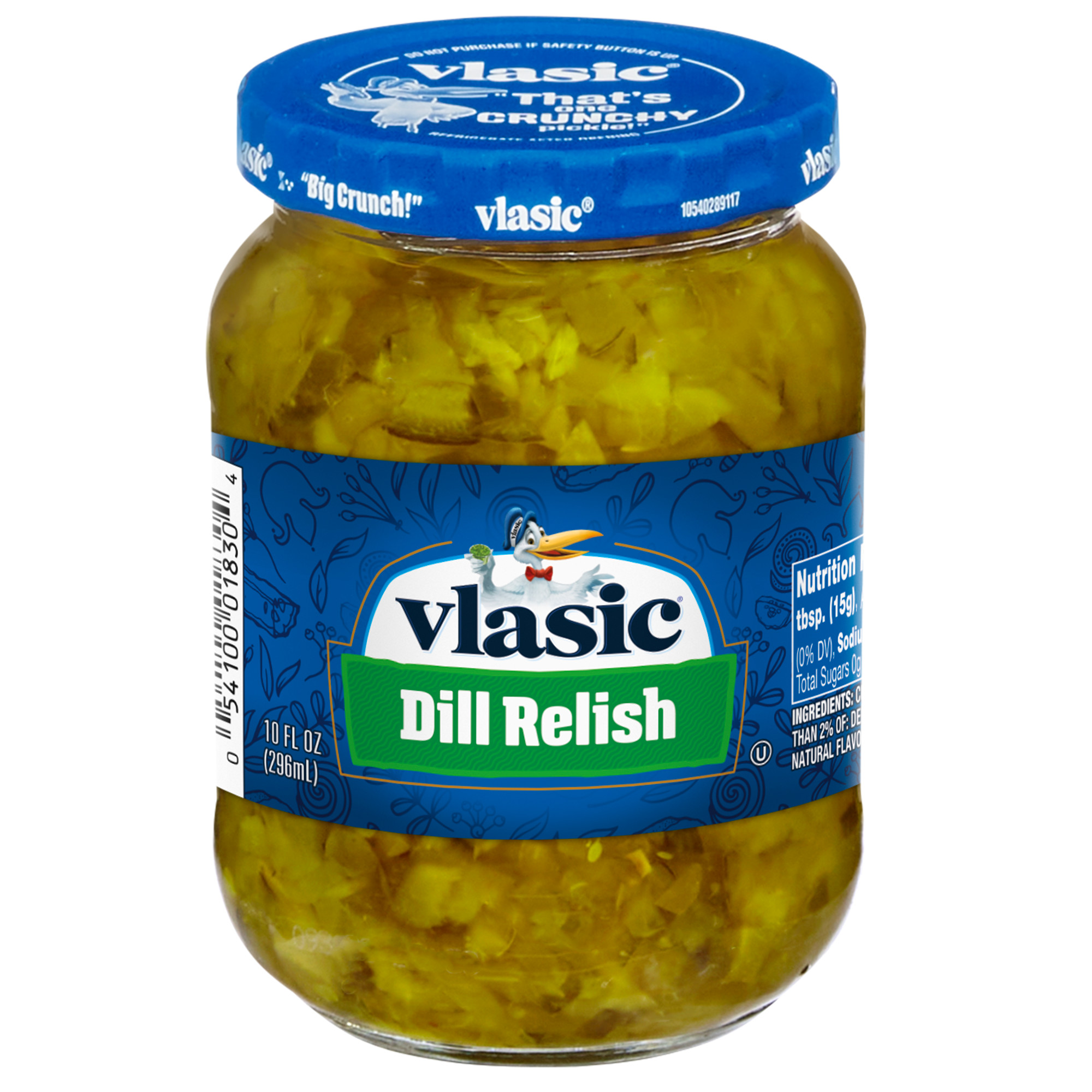 Vlasic Kosher Dill Pickle Relish, Dill Relish, 10 oz