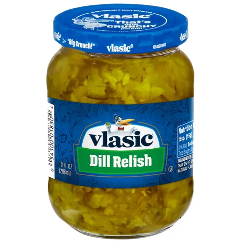 Vlasic Kosher Dill Pickle Relish, Dill Relish, 10 oz