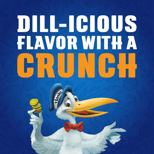 Vlasic Dill Pickle Sandwich Chips, Kosher Dill Pickles, 24 fl oz Jar thumbnail 2