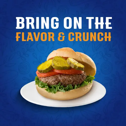 Vlasic Dill Pickle Sandwich Chips, Kosher Dill Pickles, 24 fl oz Jar thumbnail 3