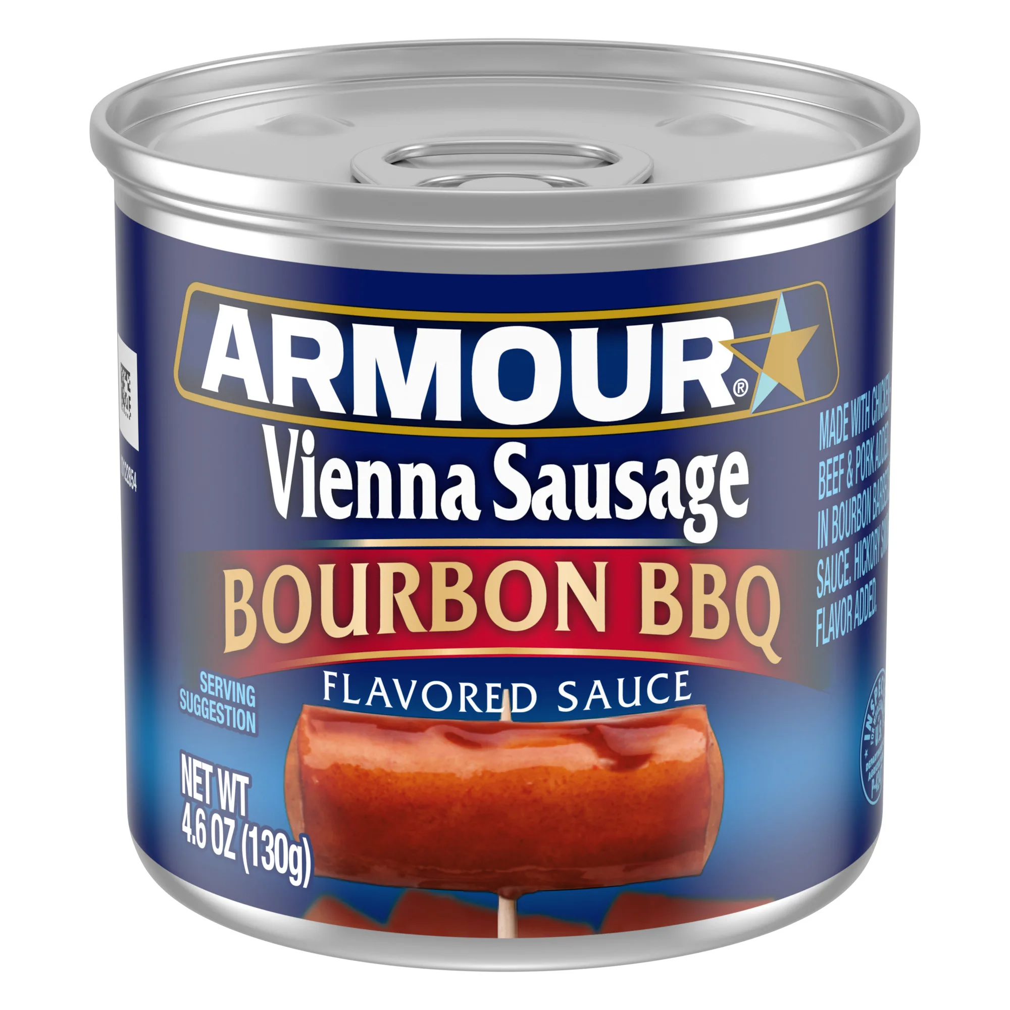 Armour Burbon Barbecue Vienna Sausage, 4.6 oz Can