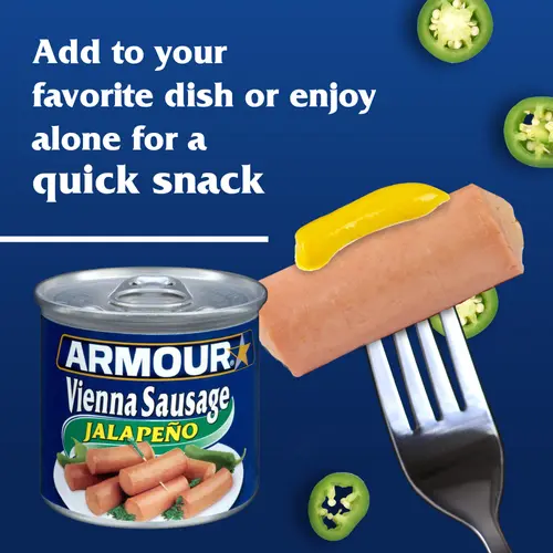 Armour Jalapeno Vienna Sausage, 4.6 oz Can thumbnail 2