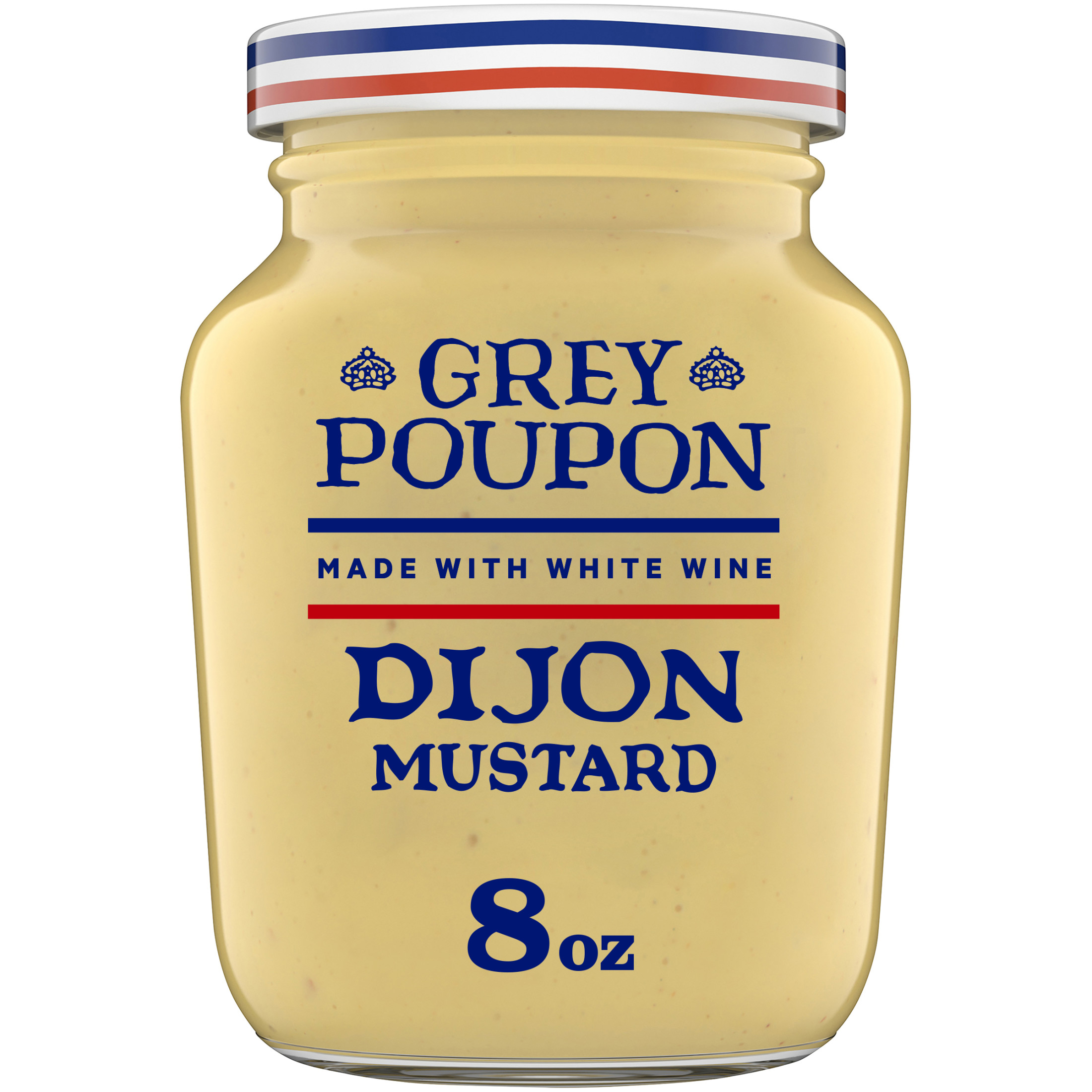 Grey Poupon Dijon Mustard, 8 oz. Jar