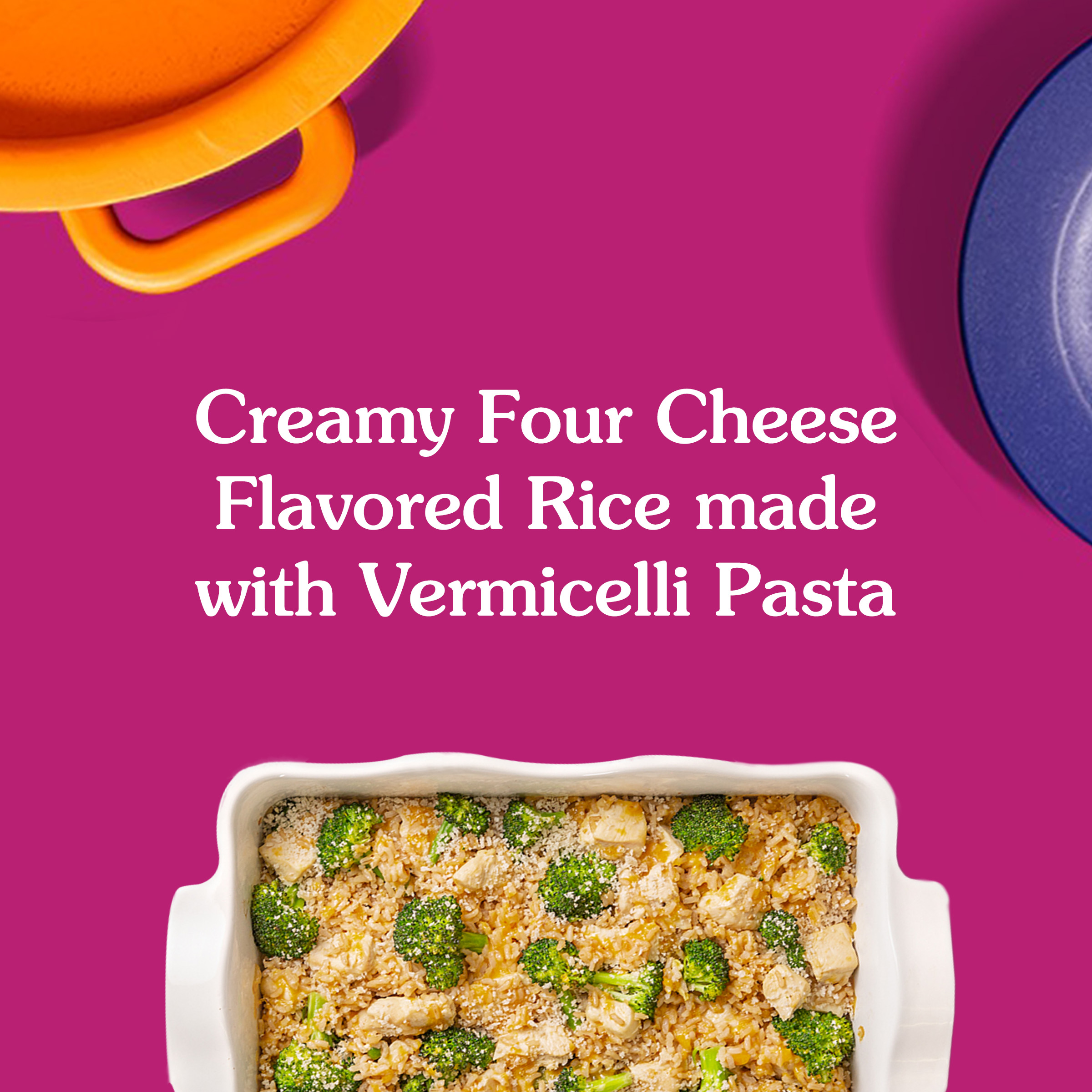 BEN'S ORIGINAL Ready Rice Creamy Four Cheese Flavored Rice, Easy Dinner Side, 8.5 oz Pouch thumbnail 3