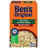 BEN'S ORIGINAL Flavored Long Grain Rice & Wild Rice, Boxed Rice, 6 OZ Box thumbnail 2