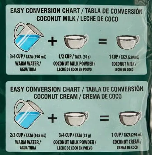 La Fe Grace Coconut Milk Powder 1.76 Oz thumbnail 4