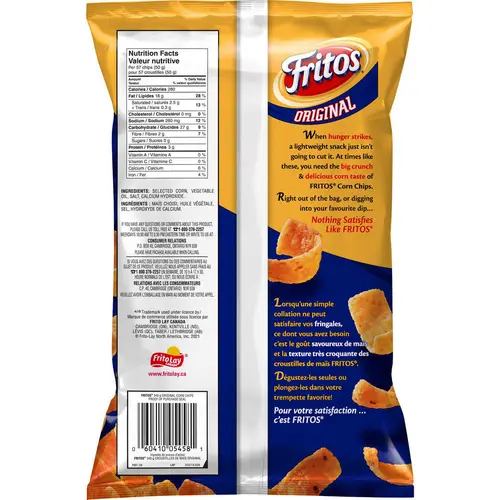 Fritos Original Corn Chips, 340g/12 oz., Bag thumbnail 4