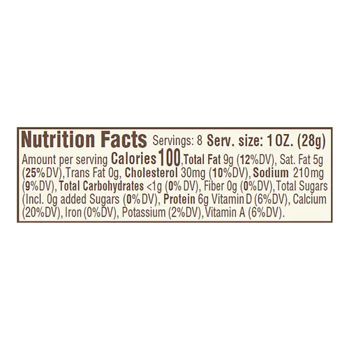 Red Apple Cheese Just Baked Bacon Cheese, 8oz, Block, Refrigerated thumbnail 4